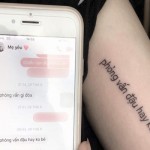 Hình xăm 'tin nhắn cuối cùng của mẹ' làm nhiều người rơi nước mắt